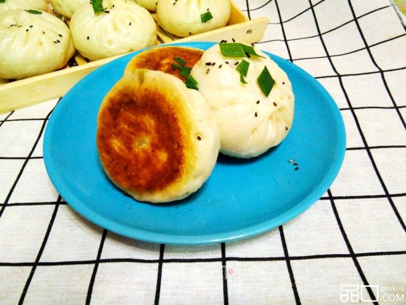 生煎韭菜鸡蛋包