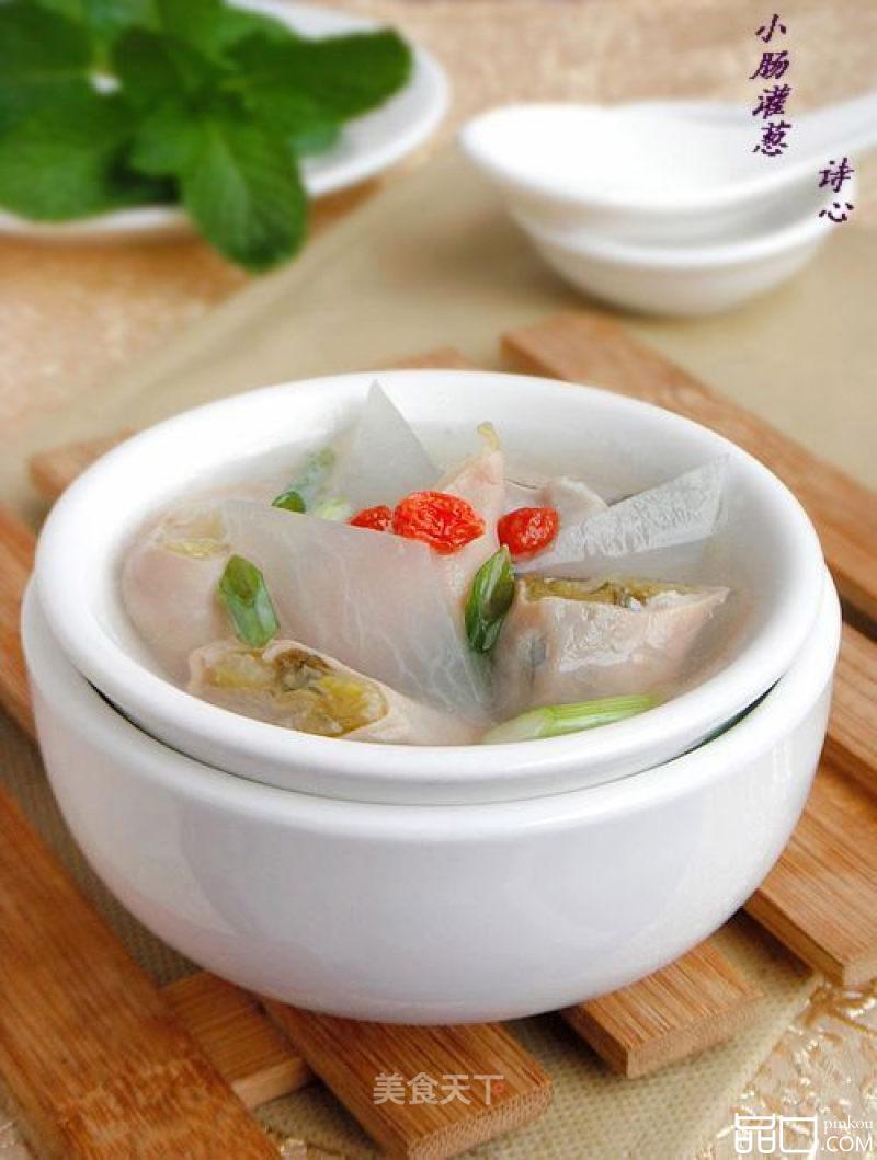 闽南特色吃食-----小肠灌葱