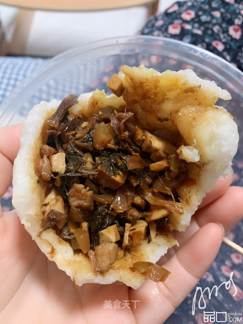 团子—豆腐干肉末榨菜馅
