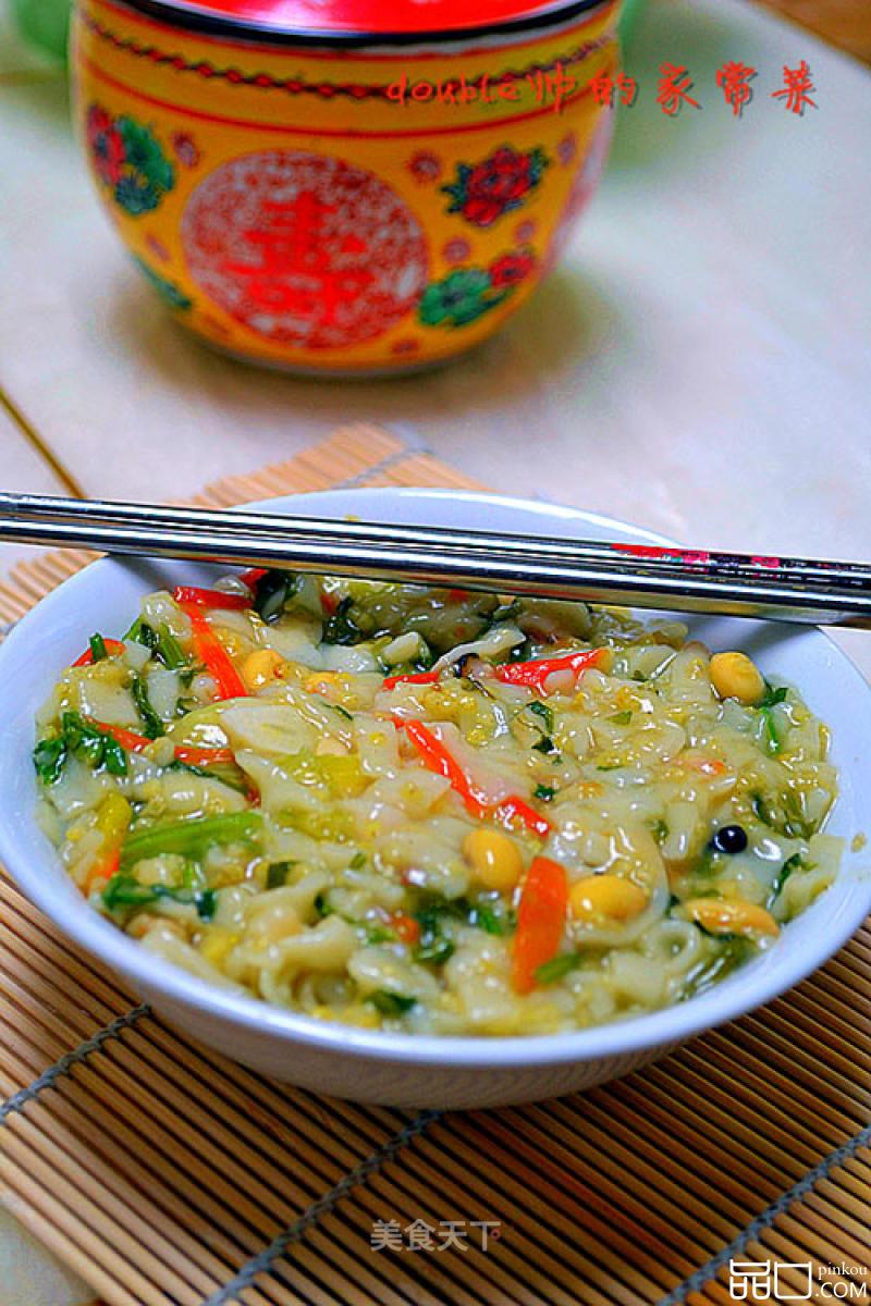 河南美食-【小米糊涂面】