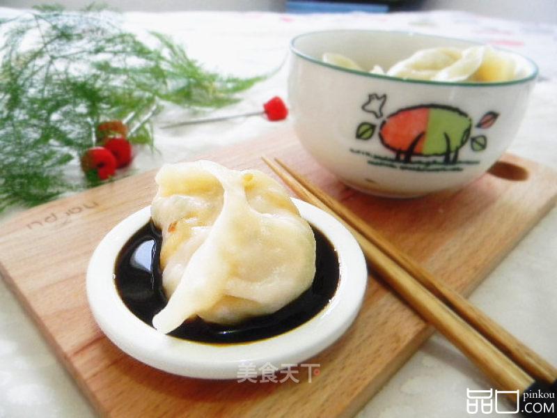 香菇肉馅蒸饺