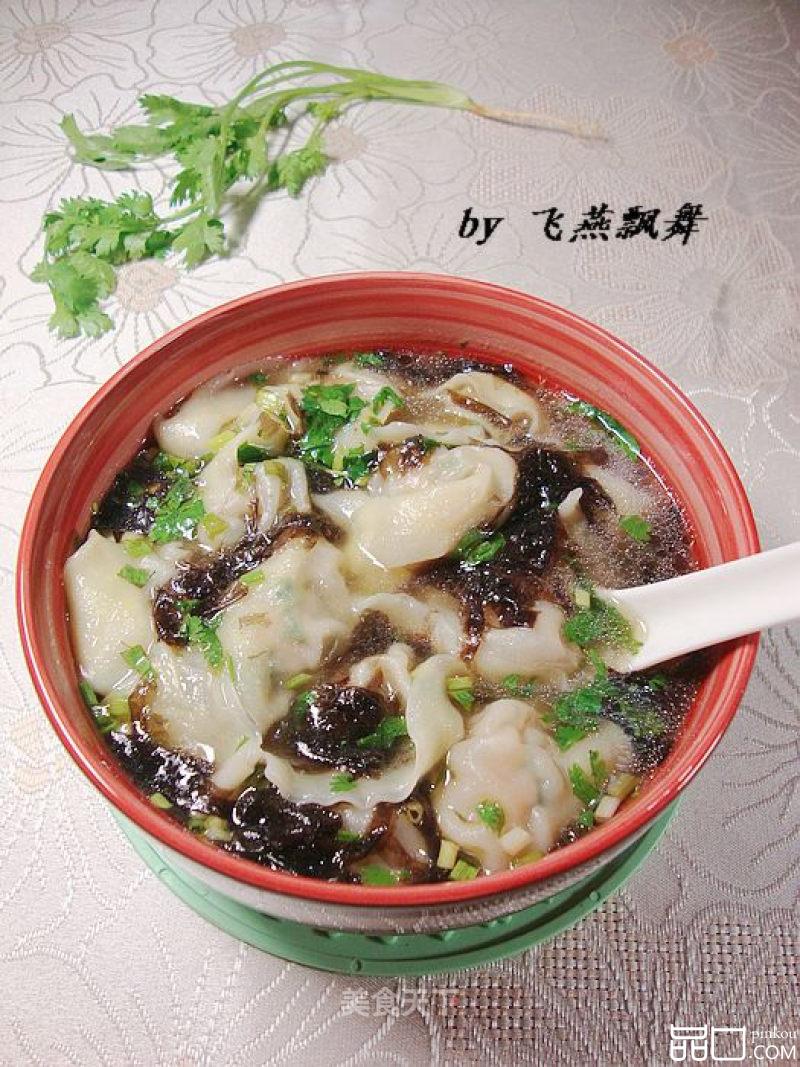 鲜香味美-------【芫荽鲜肉馄饨】