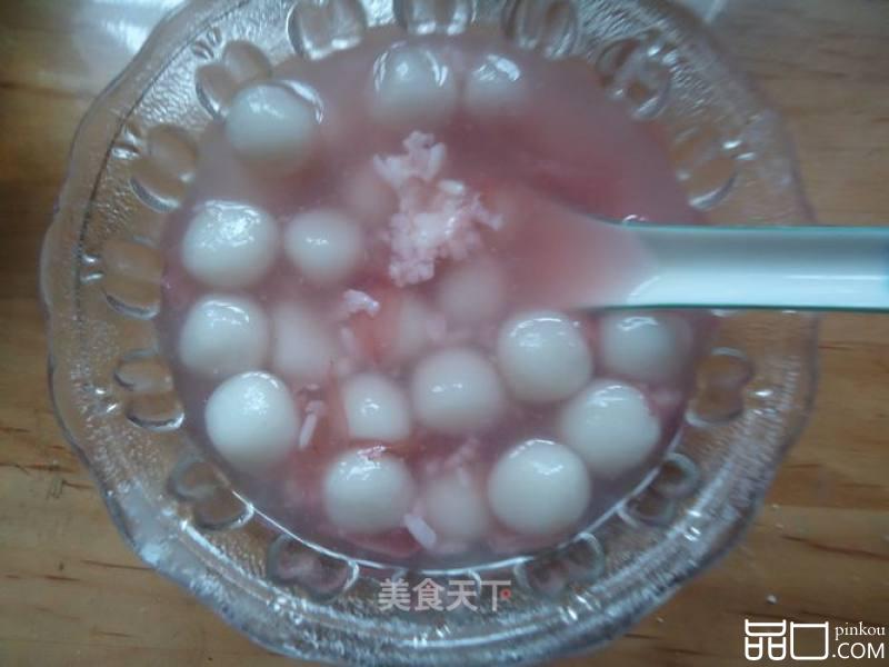 玫瑰酒酿圆子汤