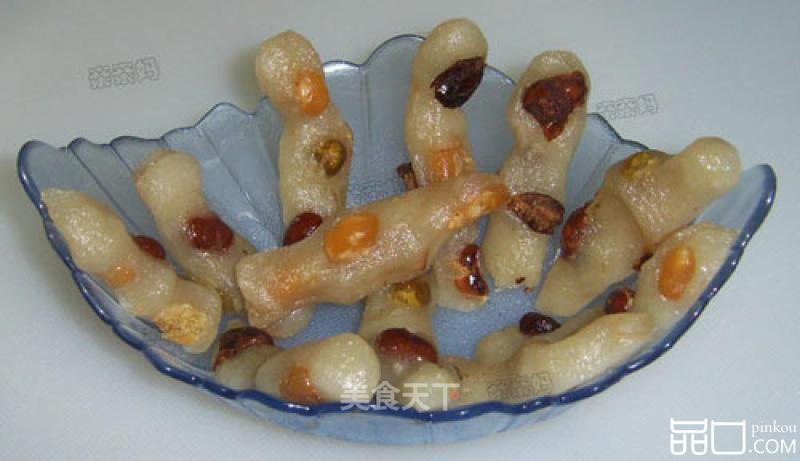 蜜豆爪印糕