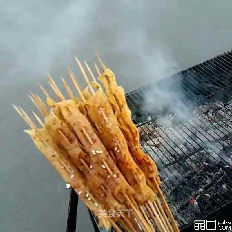 东北鸡汤烤干豆腐串