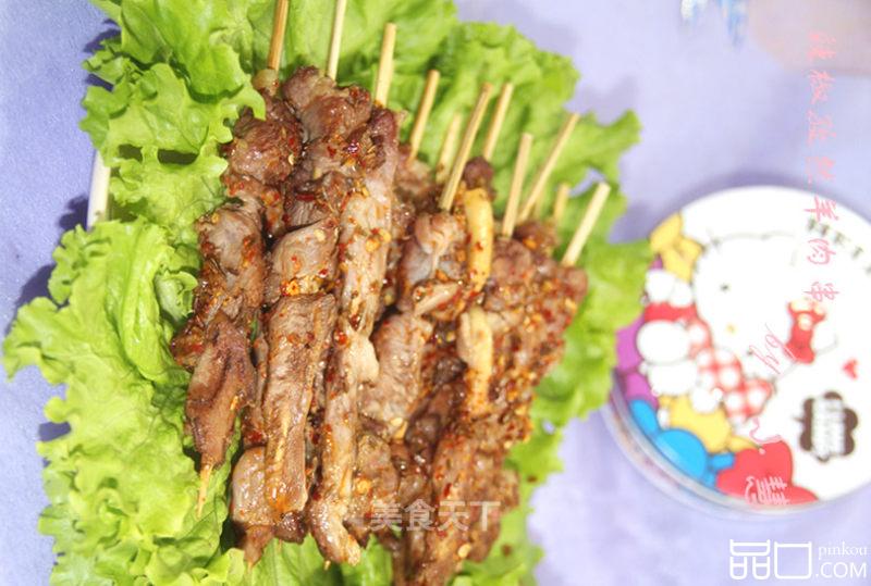 辣椒孜然羊肉串