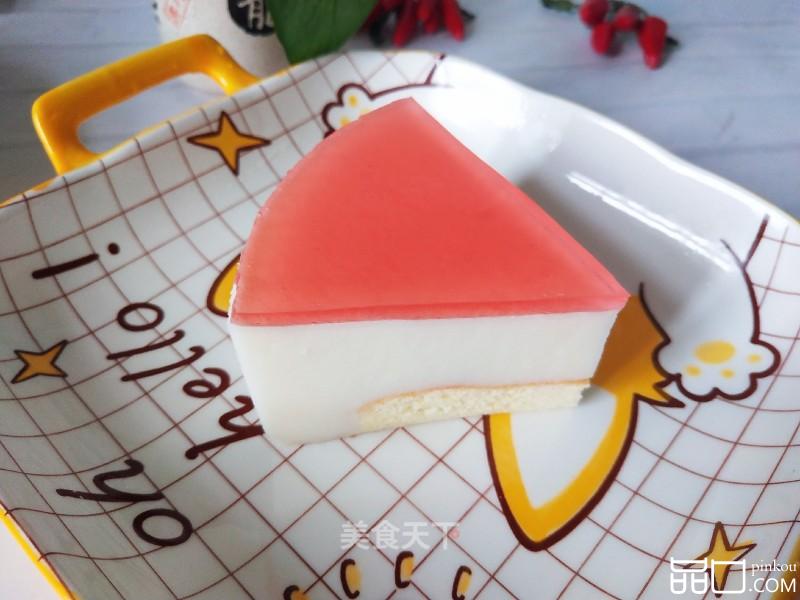香瓜酸奶慕斯蛋糕