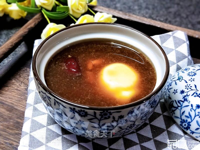 阿胶姜红糖鸡蛋汤