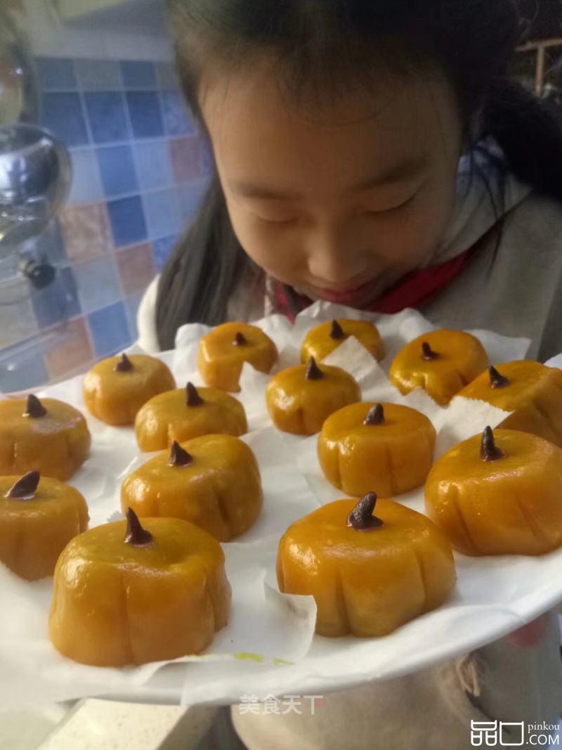 栗蓉南瓜糍，余料成就极简小甜点