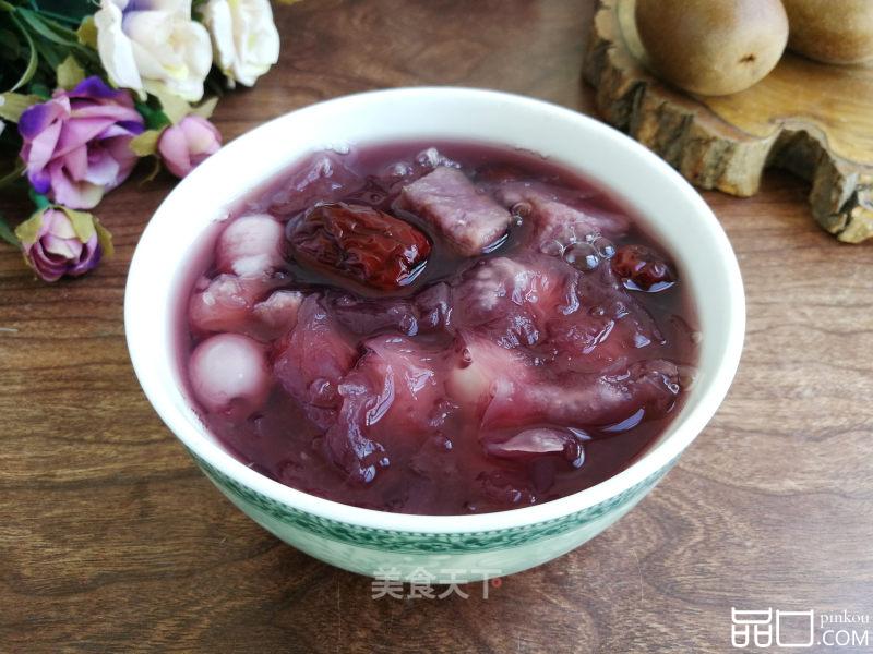 红枣紫薯银耳莲子羹