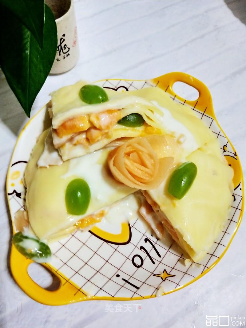 哈密瓜酸奶千层