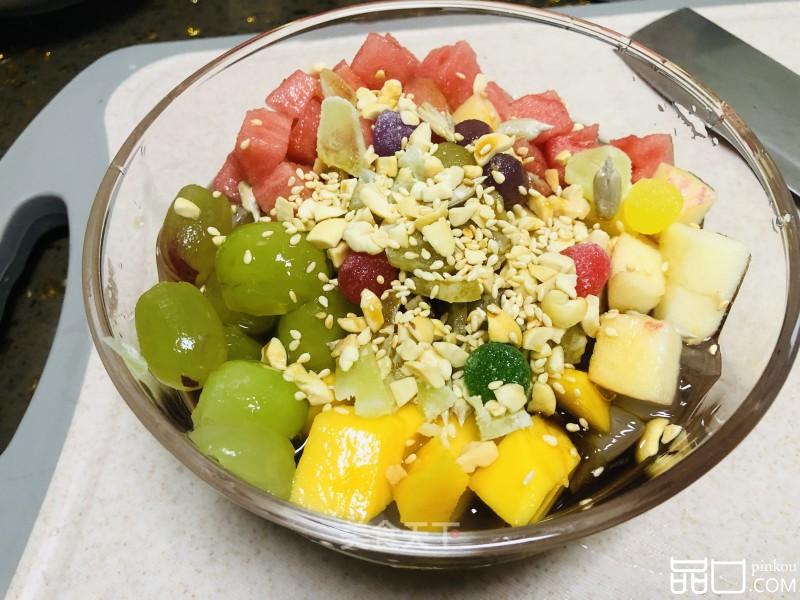白凉粉水果捞