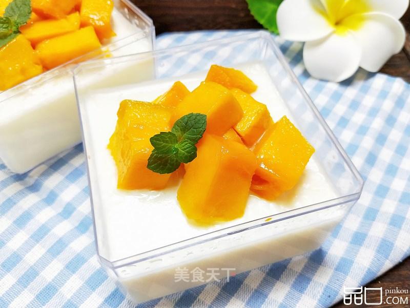 牛奶芒果布丁