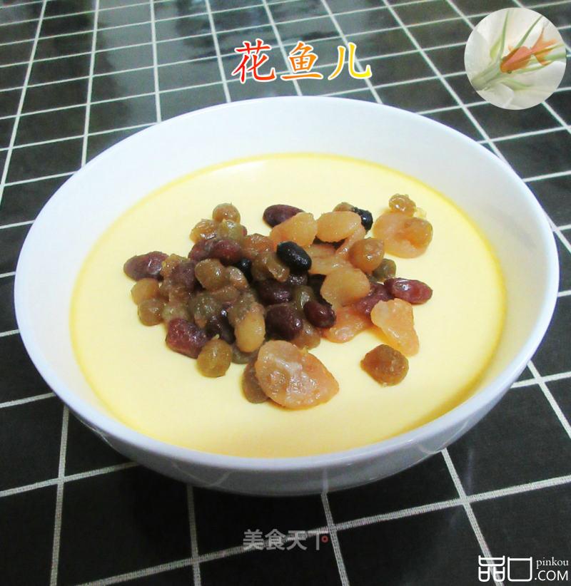 蜜豆牛奶鸡蛋布丁
