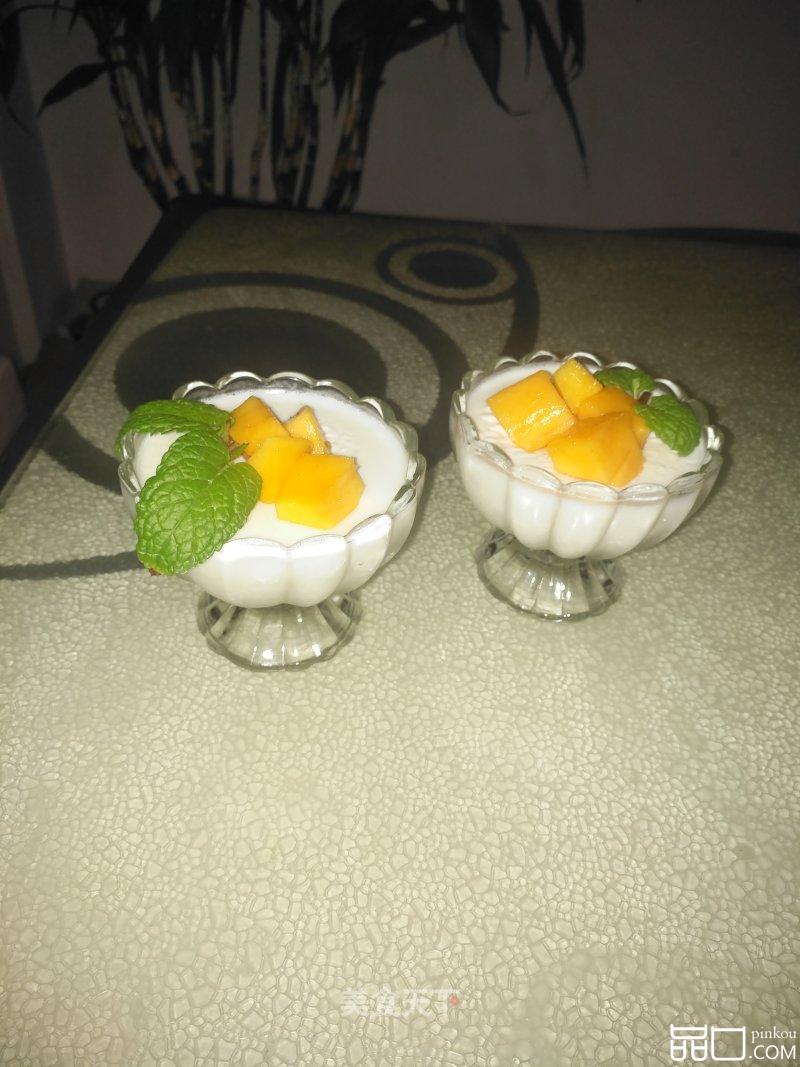 夏日芒果奶冻