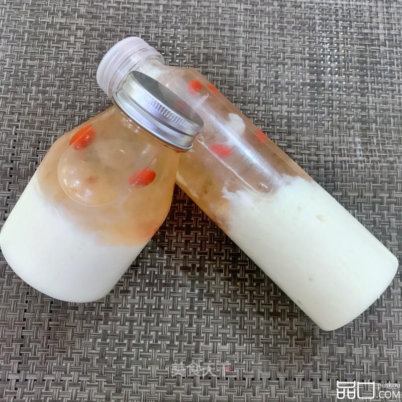 桃胶撞奶