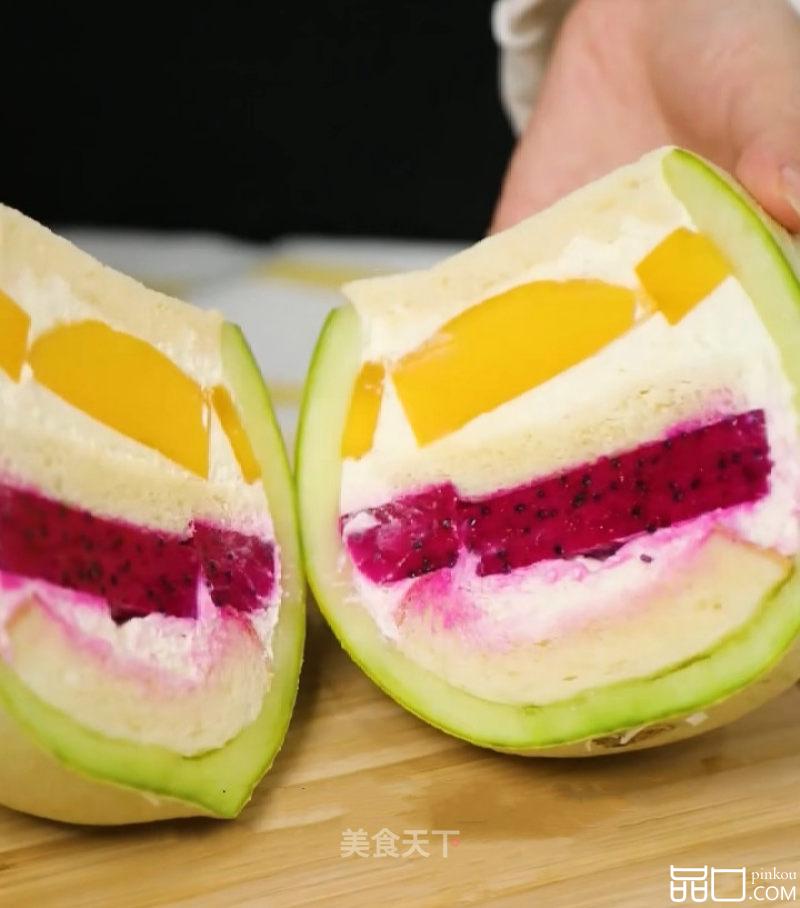 吐司的高级料理之哈密瓜吐司盒子