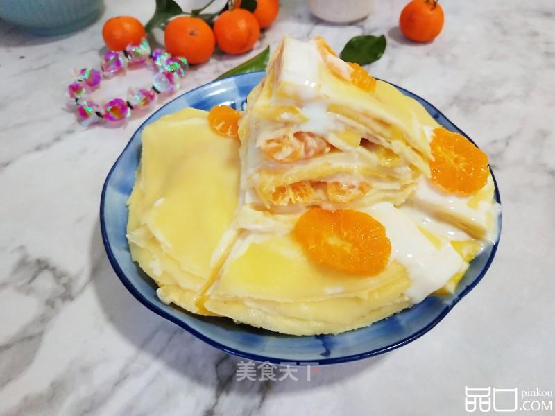 橘子酸奶千层