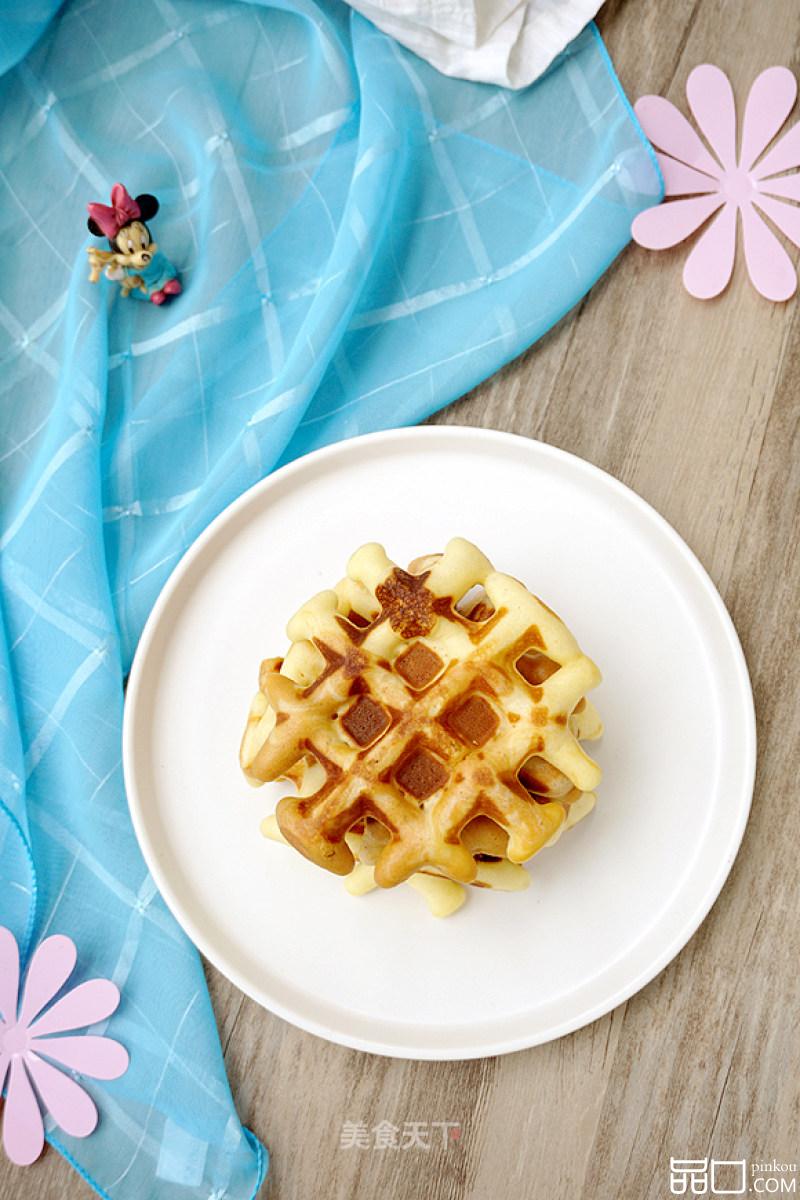 太妃芝士双拼炼奶华夫饼