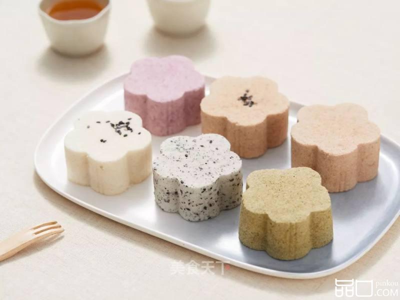 年夜饭桌上的小甜点，软糯松糕，安慰寂寞的嘴巴