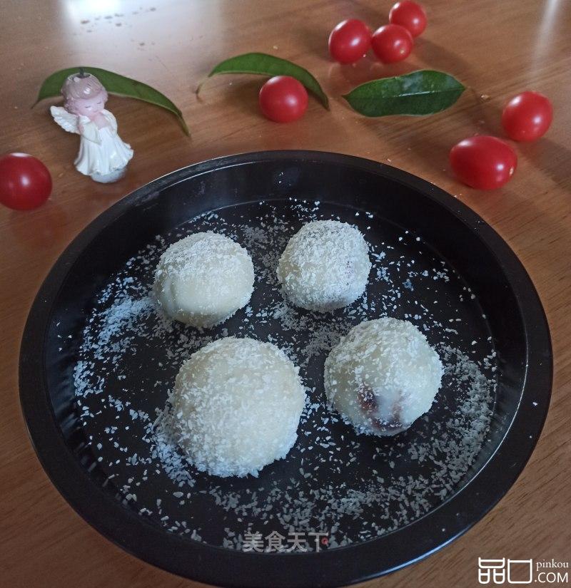 山药豆沙糯米糍
