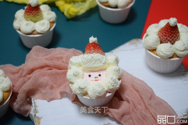 圣诞纸杯蛋糕
