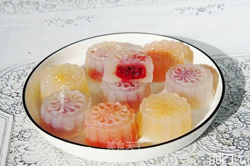 水晶水果月饼