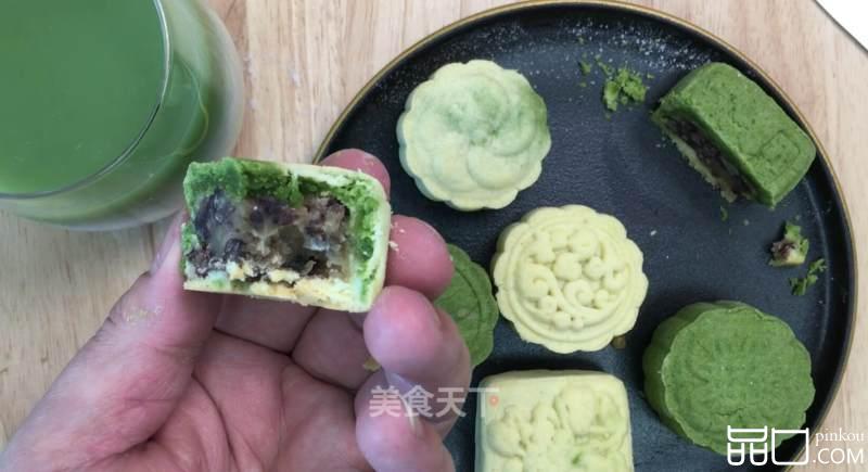 美味红豆酥，不需开酥，全部原料混合就可以做出饼皮，简单方便。