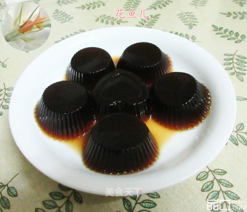 红糖白凉粉冻