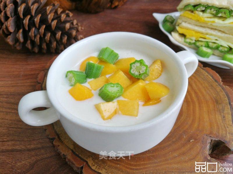 黄桃酸奶