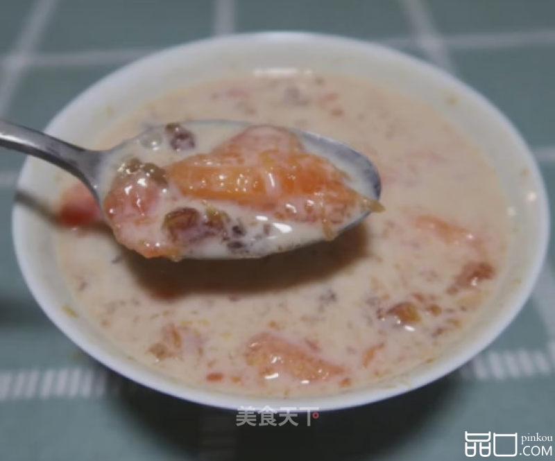 木瓜牛奶桃胶