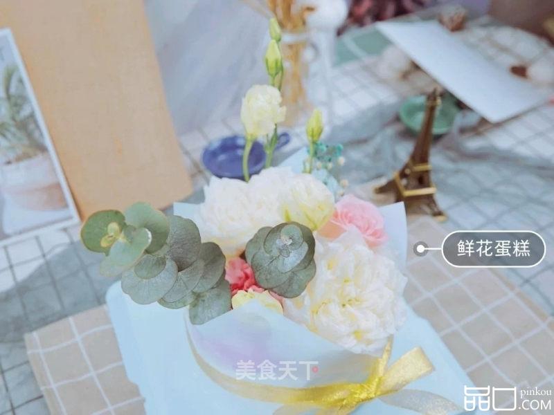 Ins风~的鲜花蛋糕 | 在家也能自己做的高颜值甜品
