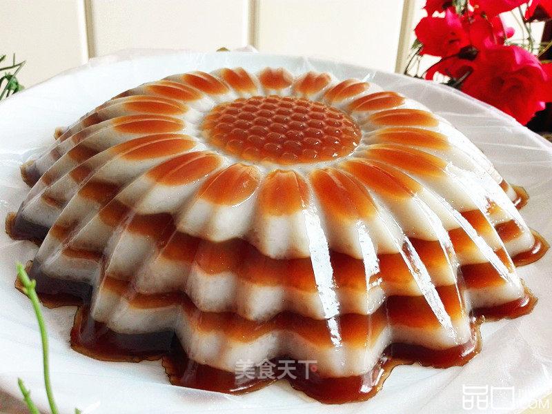 椰汁红糖（黑糖）千层马蹄糕