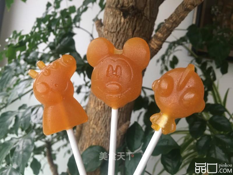 橙汁棒棒糖