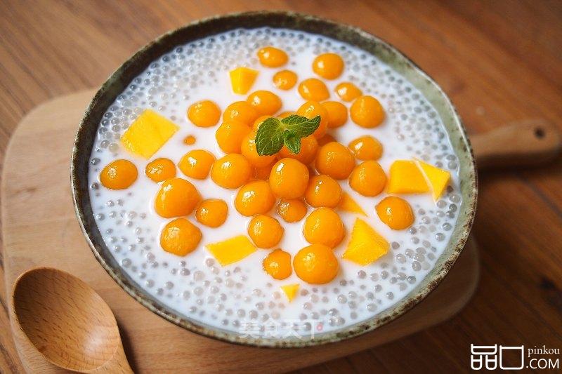 南瓜芋圆+椰汁西米露
