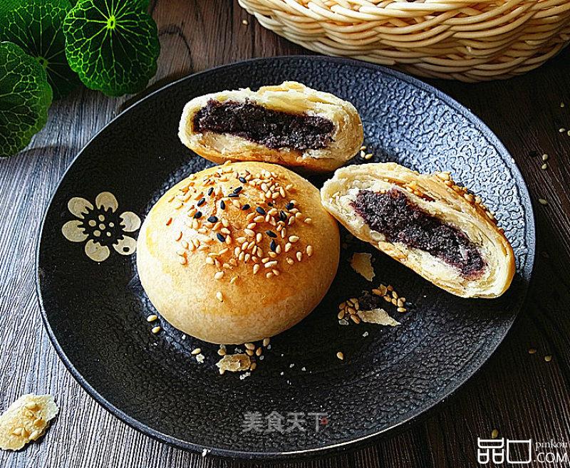 黑芝麻桑葚酥烧饼