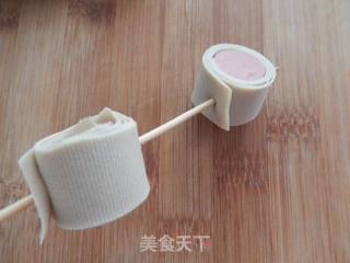 风味豆皮卷步骤5