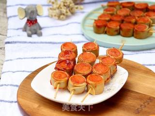 风味豆皮卷步骤11