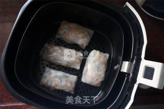 空气炸锅版春卷步骤4