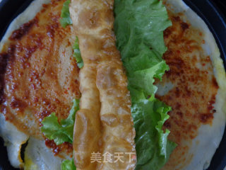 绿豆面煎饼果子步骤8
