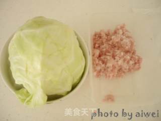 猪肉包菜锅贴步骤1 猪肉包菜锅贴步骤1