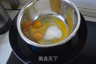 橙香蔓越莓碗糕步骤2