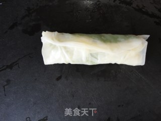 香草鱼春卷步骤7