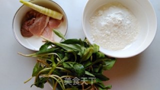 马兰头鲜肉生煎步骤1