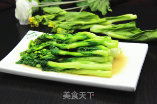 腐乳炒菜心步骤6 腐乳炒菜心步骤6