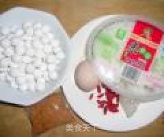 蛋花酒酿圆子步骤1