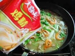 闽南的特色面条----【肉羹鲜虾卤生面】步骤10