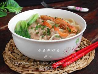 闽南的特色面条----【肉羹鲜虾卤生面】步骤11
