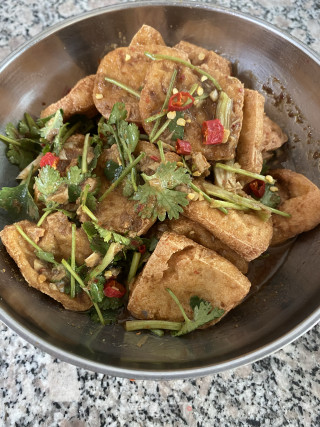 简易版油炸臭豆腐步骤18