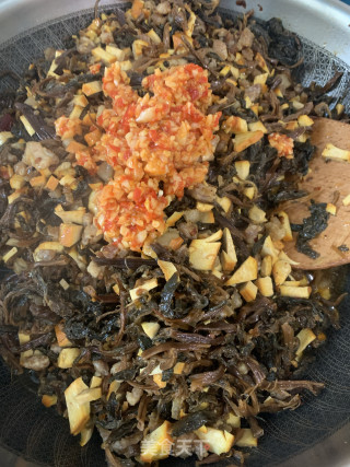 团子—豆腐干肉末榨菜馅步骤11
